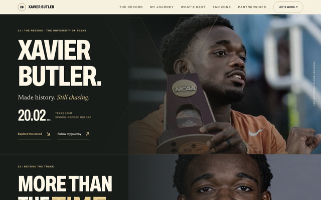 Xavier Butler's website